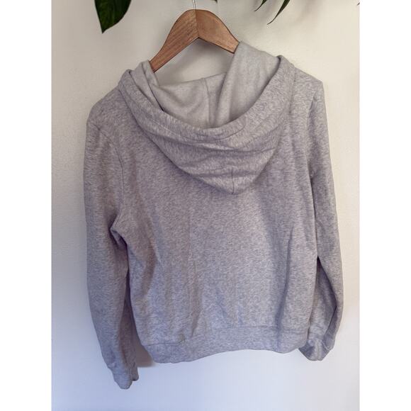 Victoria’s Secret PINK Y2K Light, Gray Zip Up Hoodie Women’s Size Medium - Picture 5 of 5